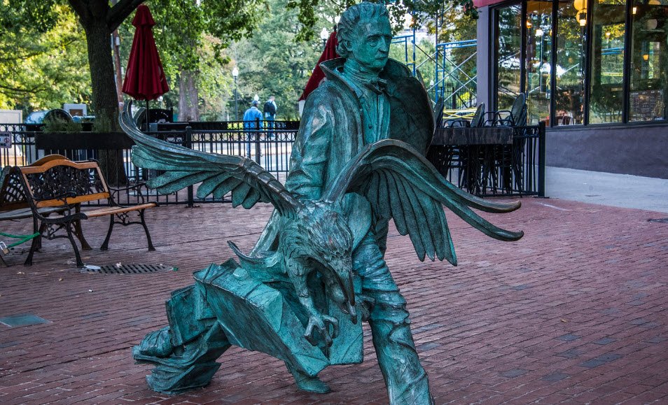 Edgar Allan Poe Square, Massachusetts, USA